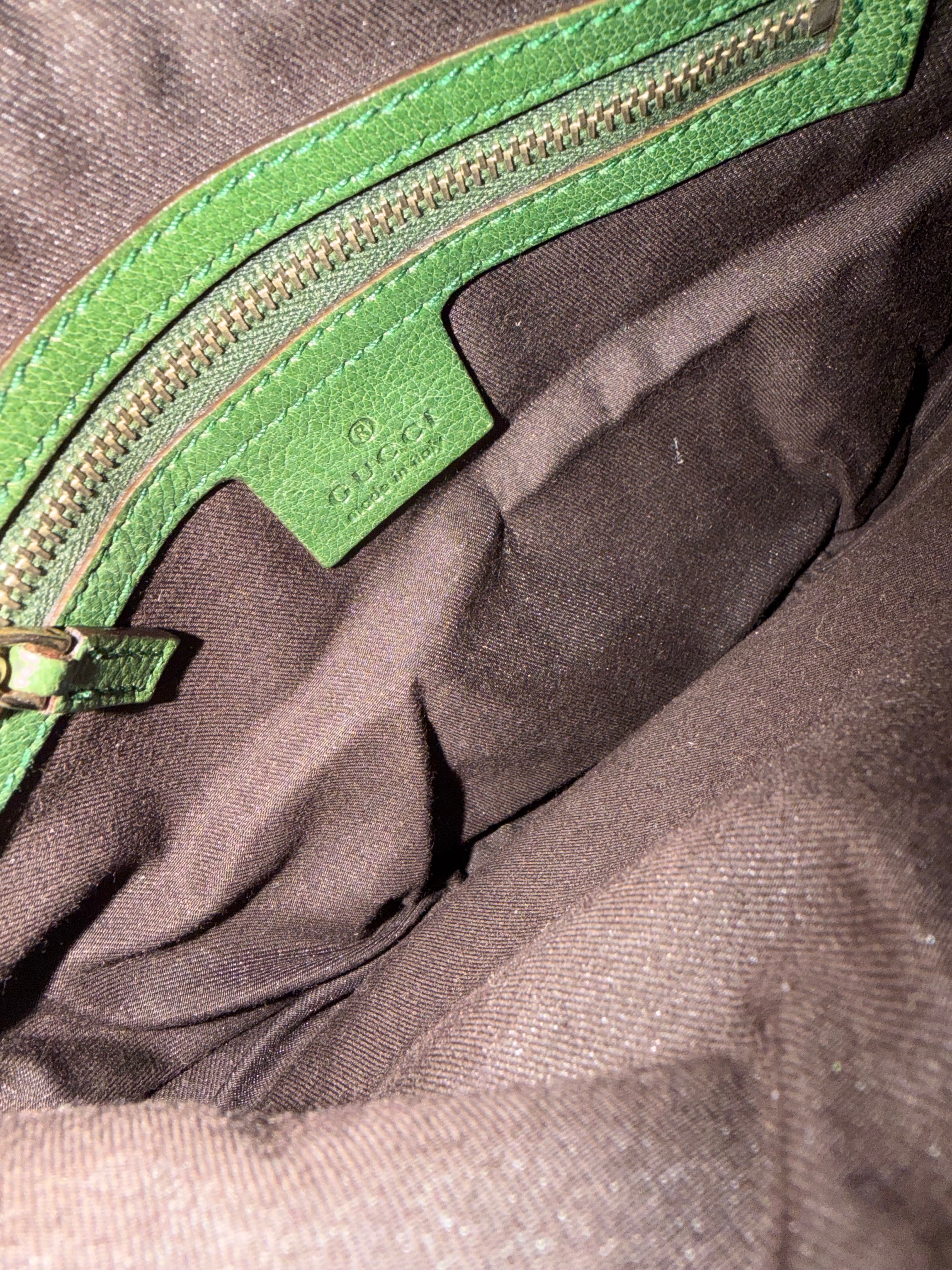 Gucci Blondie Logo Leather Shoulder Bag