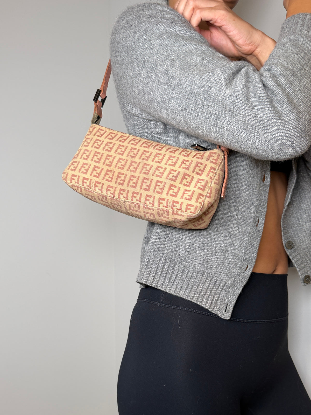 Fendi Zucchino Mini FF Pochette