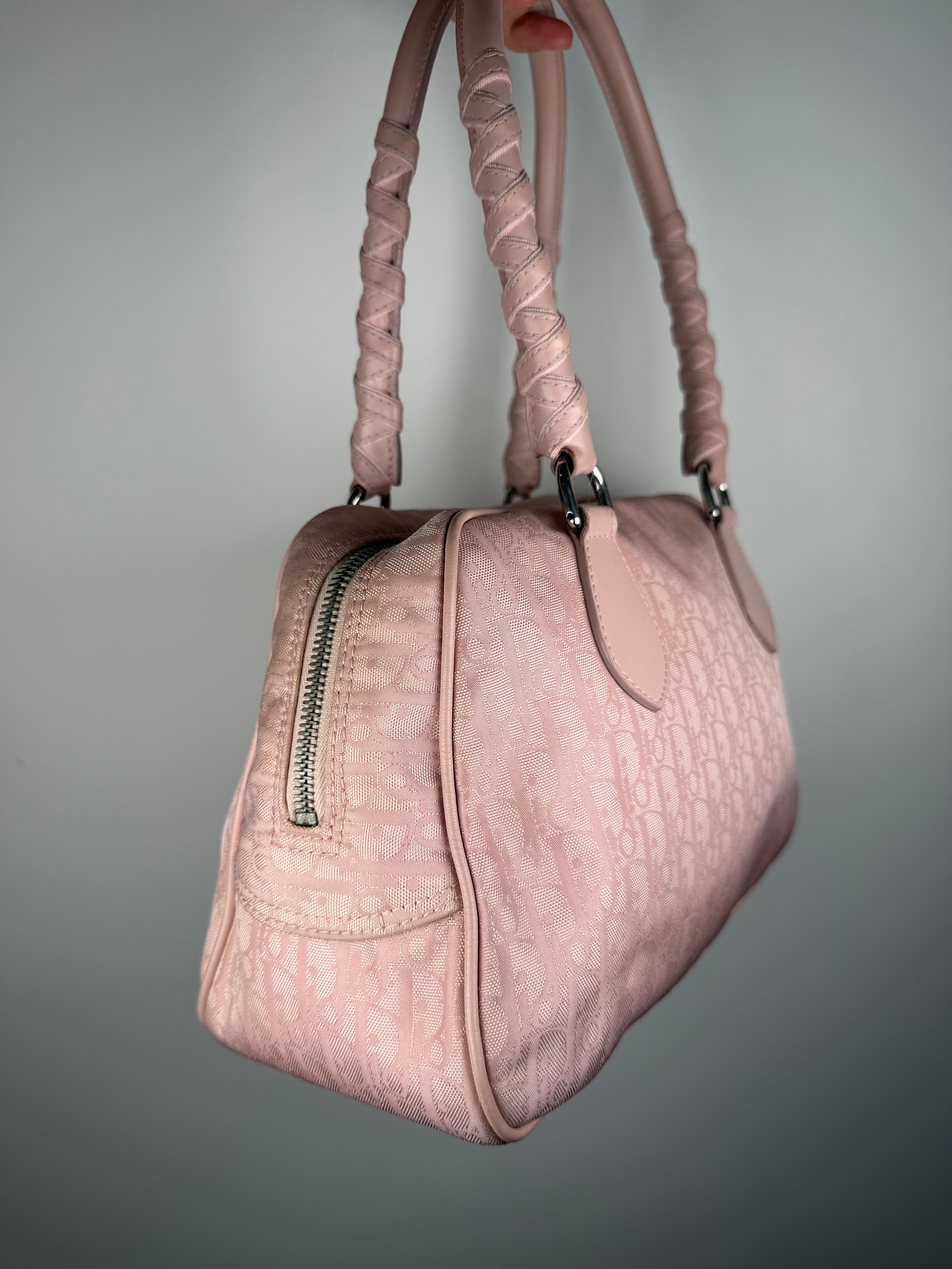Dior Trotter Pink Lovely Logo Handbag