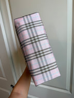 Burberry Check Pink Shopping Tote Bag