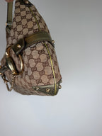 Gucci Horsebit Chain Shoulder Hobo Bag