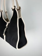 Gucci Jackie Shoulder Bag in Black/Cream