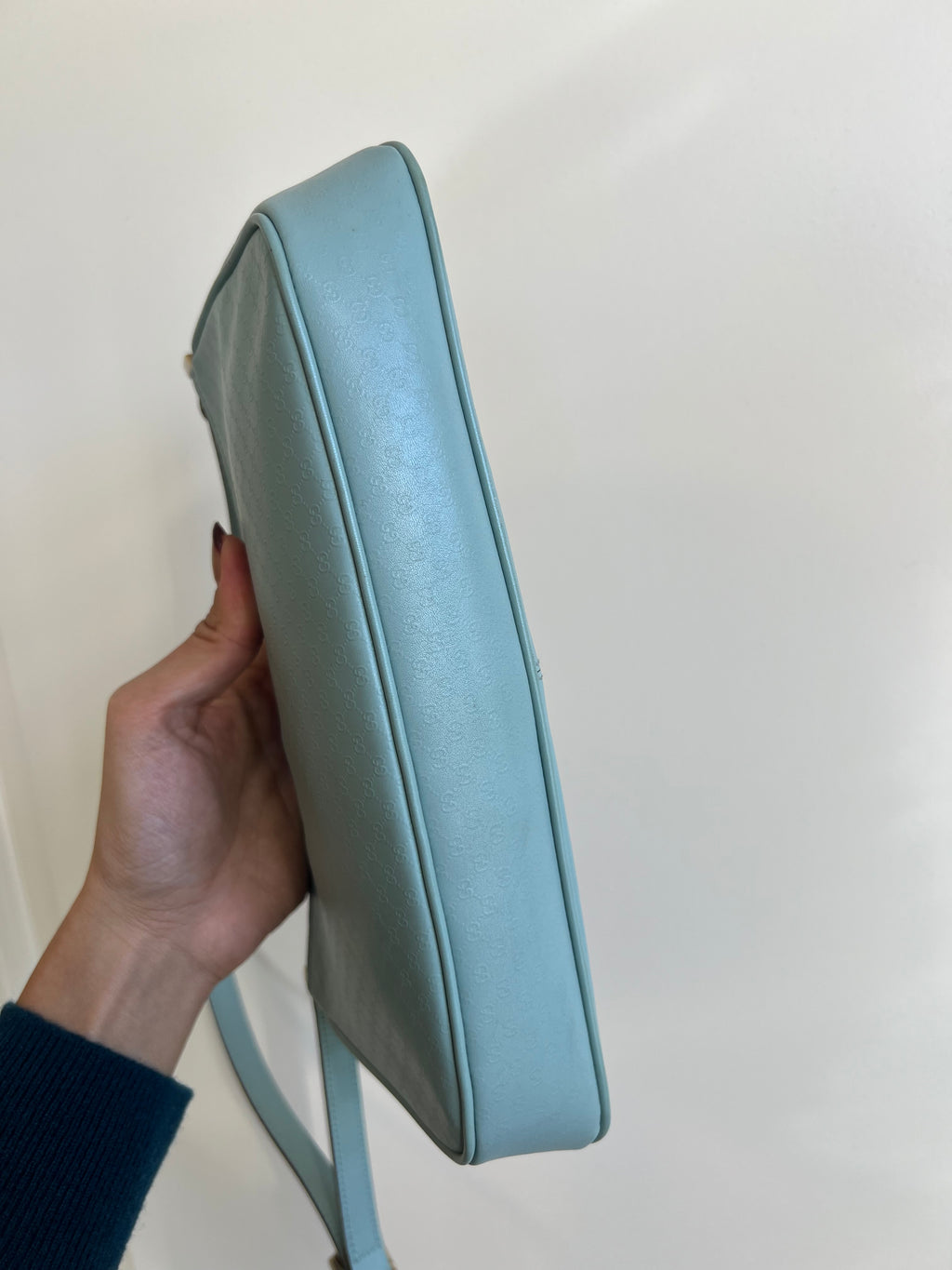 Gucci Micro GG Tiffany Blue Shoulder Bag