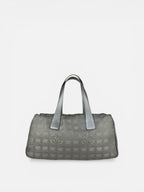 Chanel Silver Ligne Travel Shoulder Bag