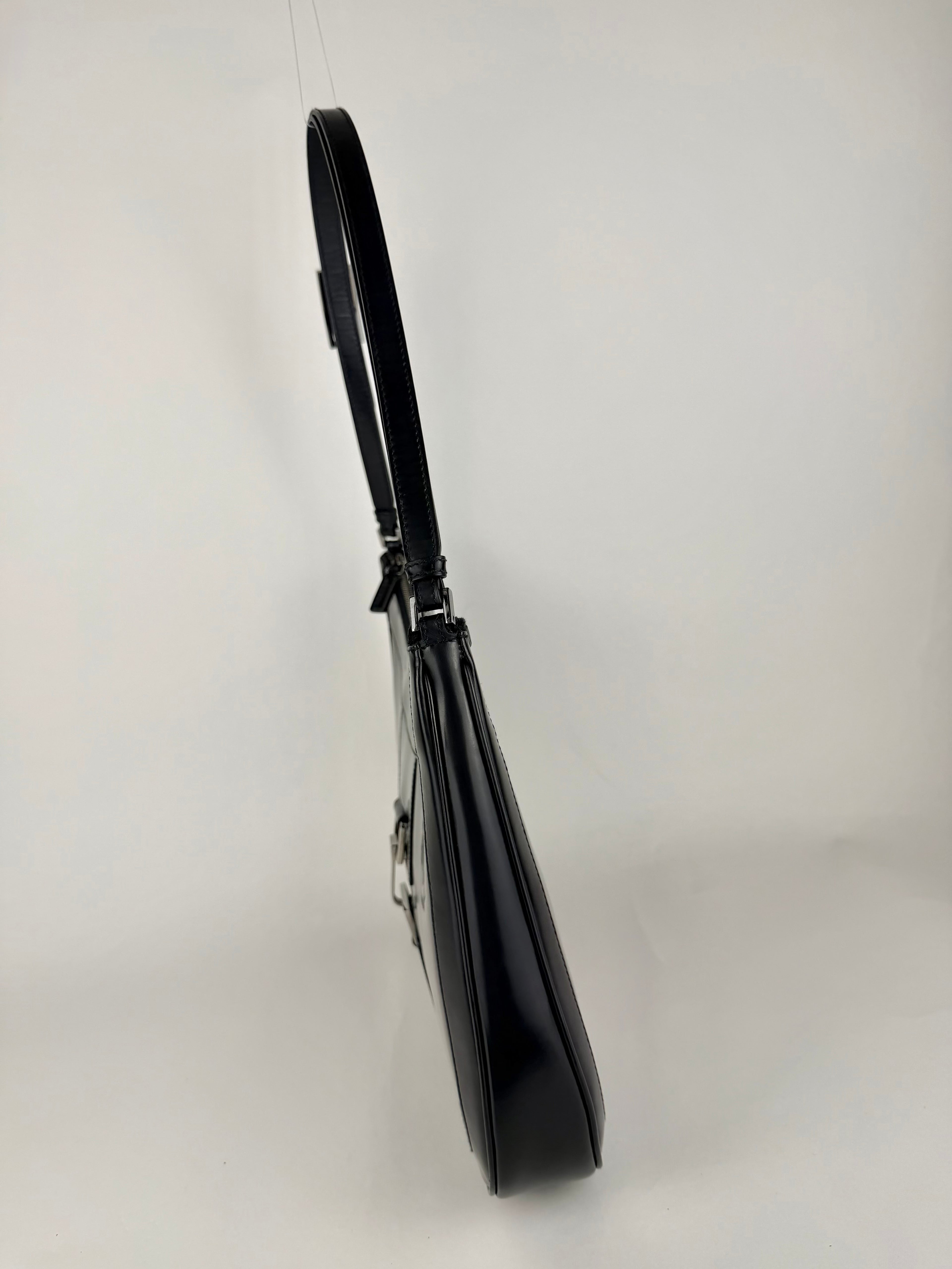 Gucci Patent Leather Jackie Shoulder Bag