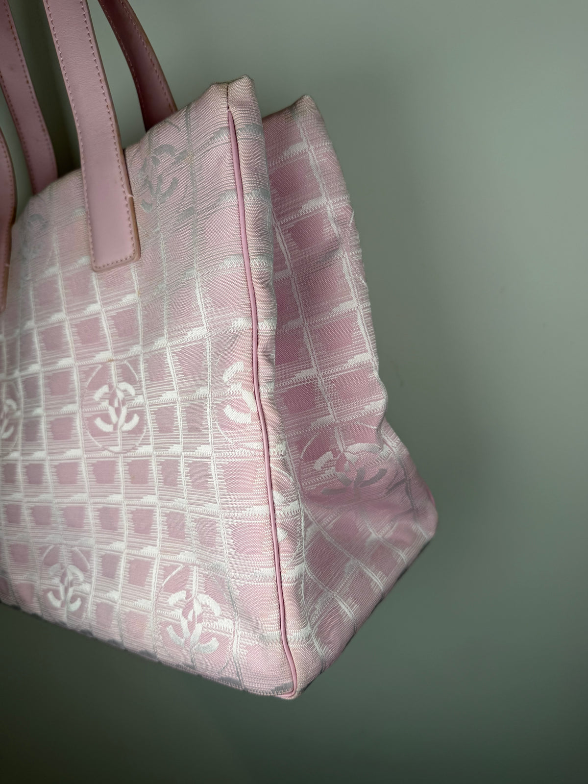 Chanel Ligne Pink Travel Tote