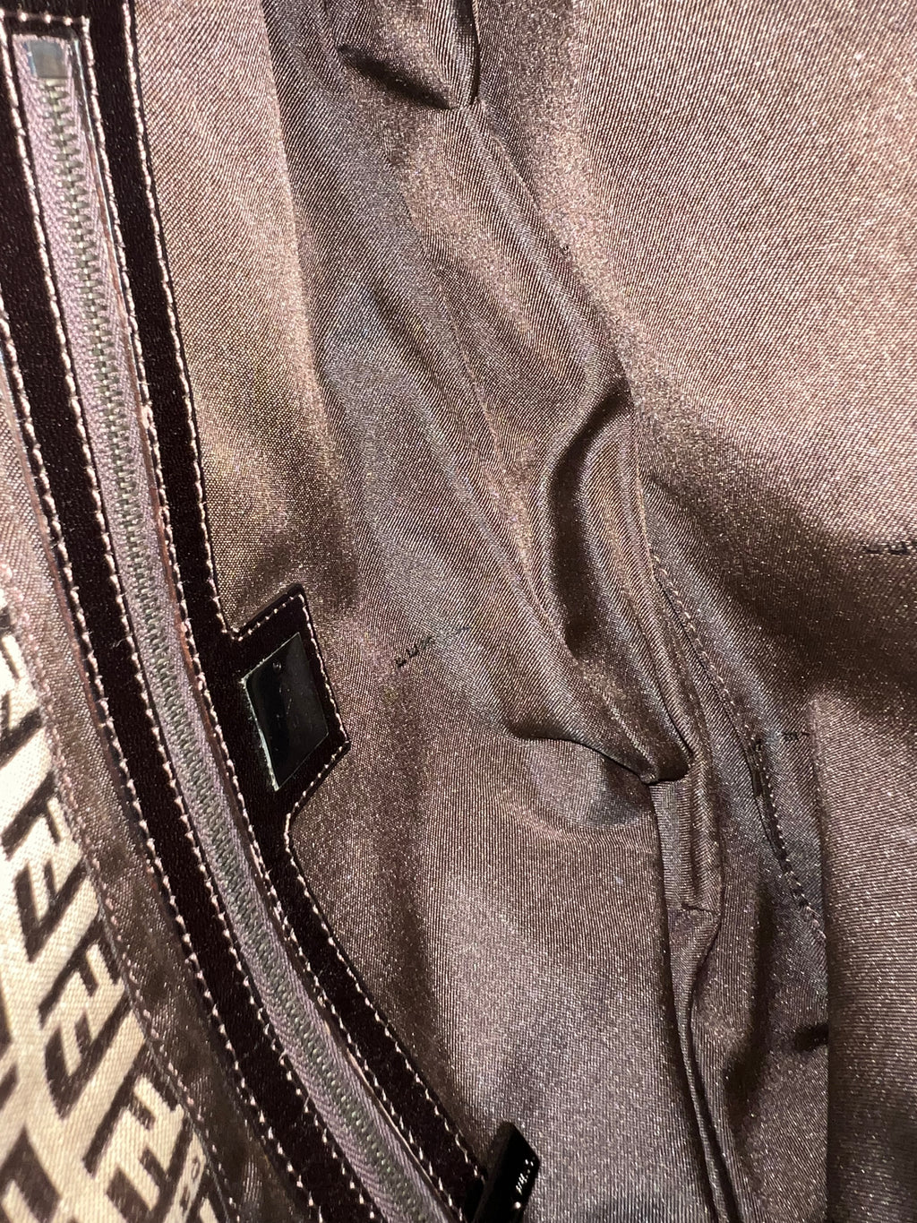 Fendi Zucchino Mamma Shoulder Bag