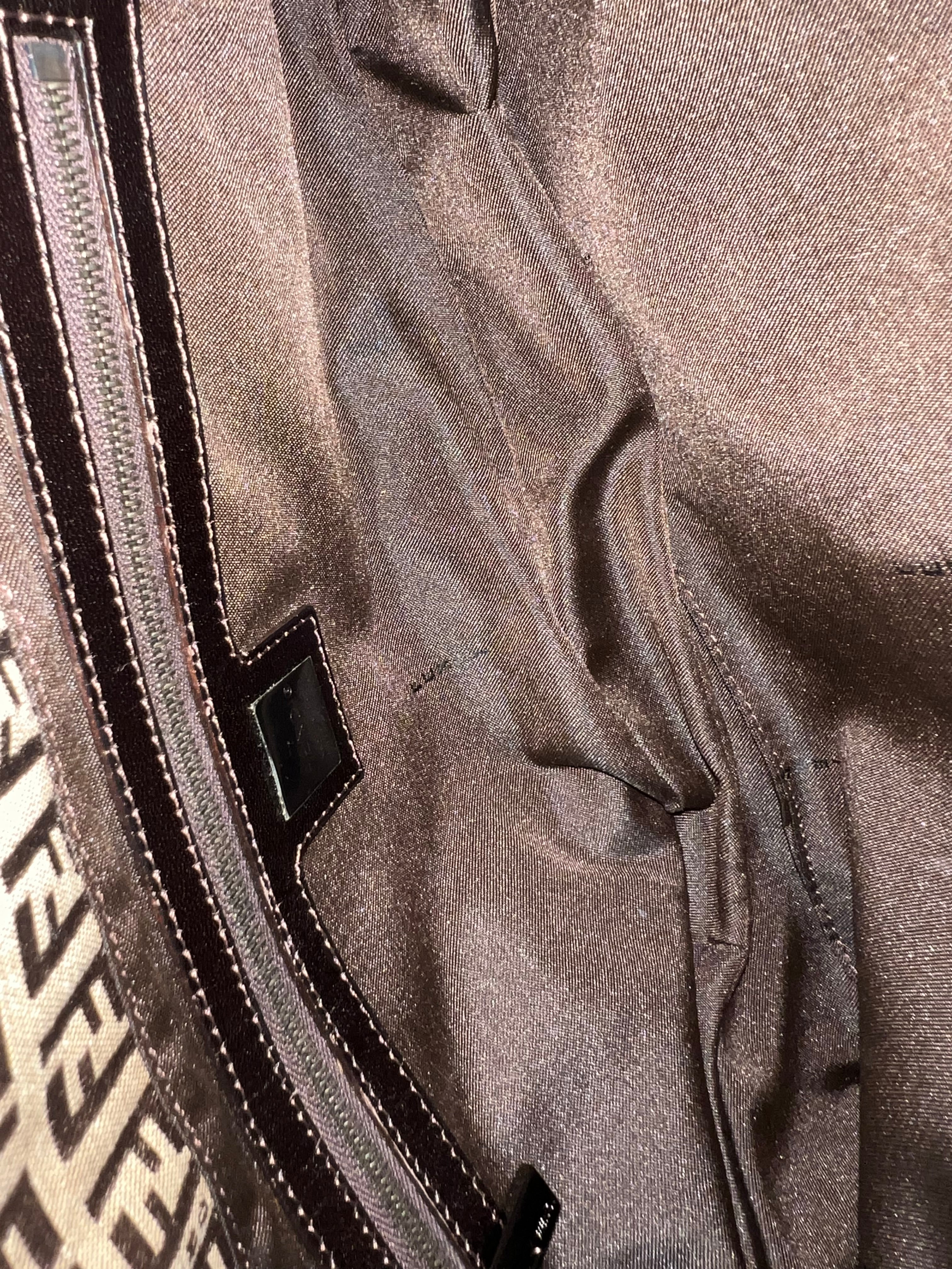 Fendi Zucchino Mamma Shoulder Bag