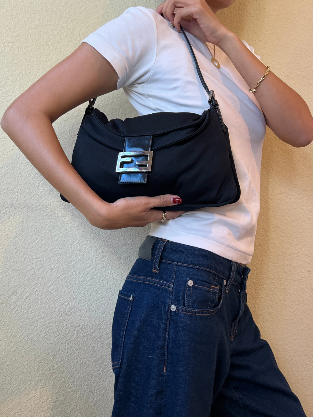 Fendi Mamma Baguette Shoulder Bag