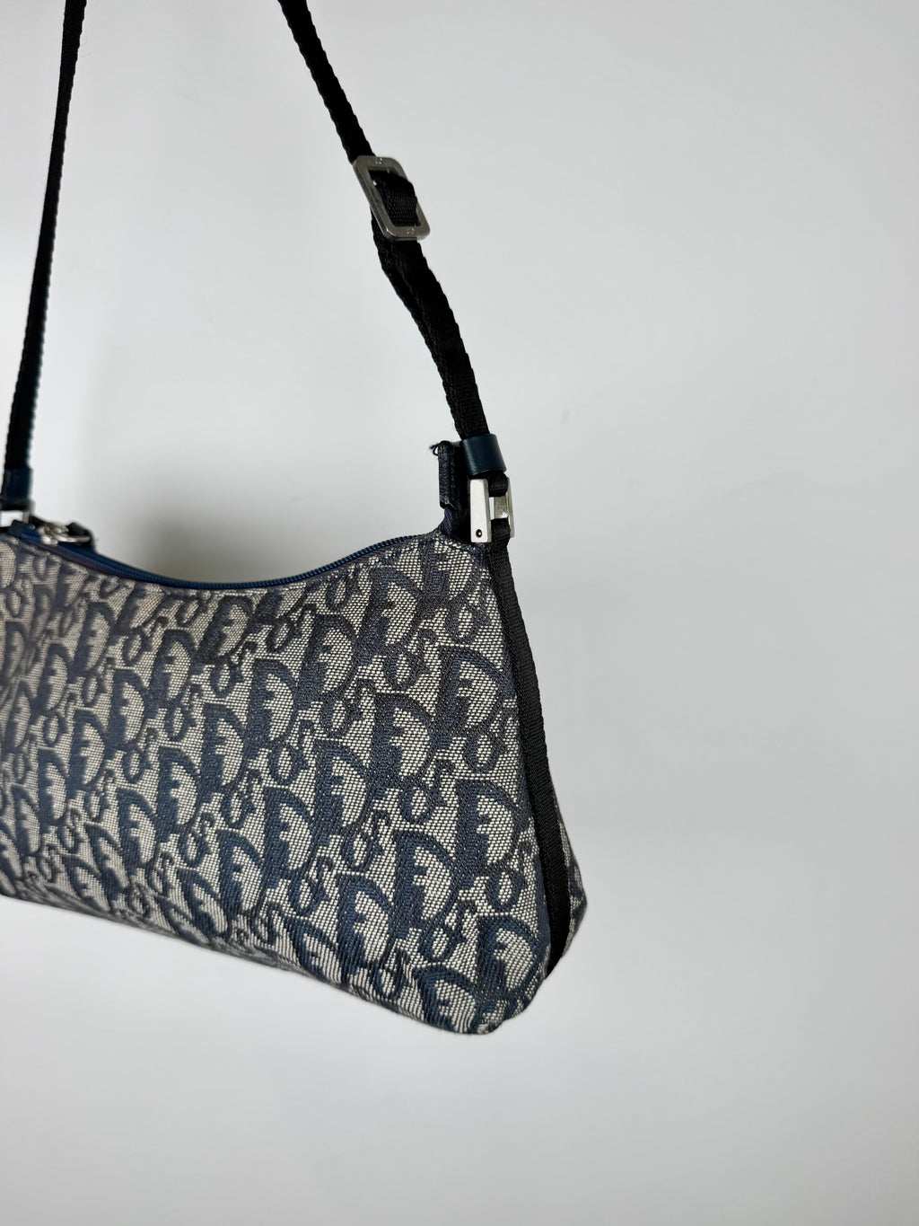 Christian Dior Navy Trotter Bag