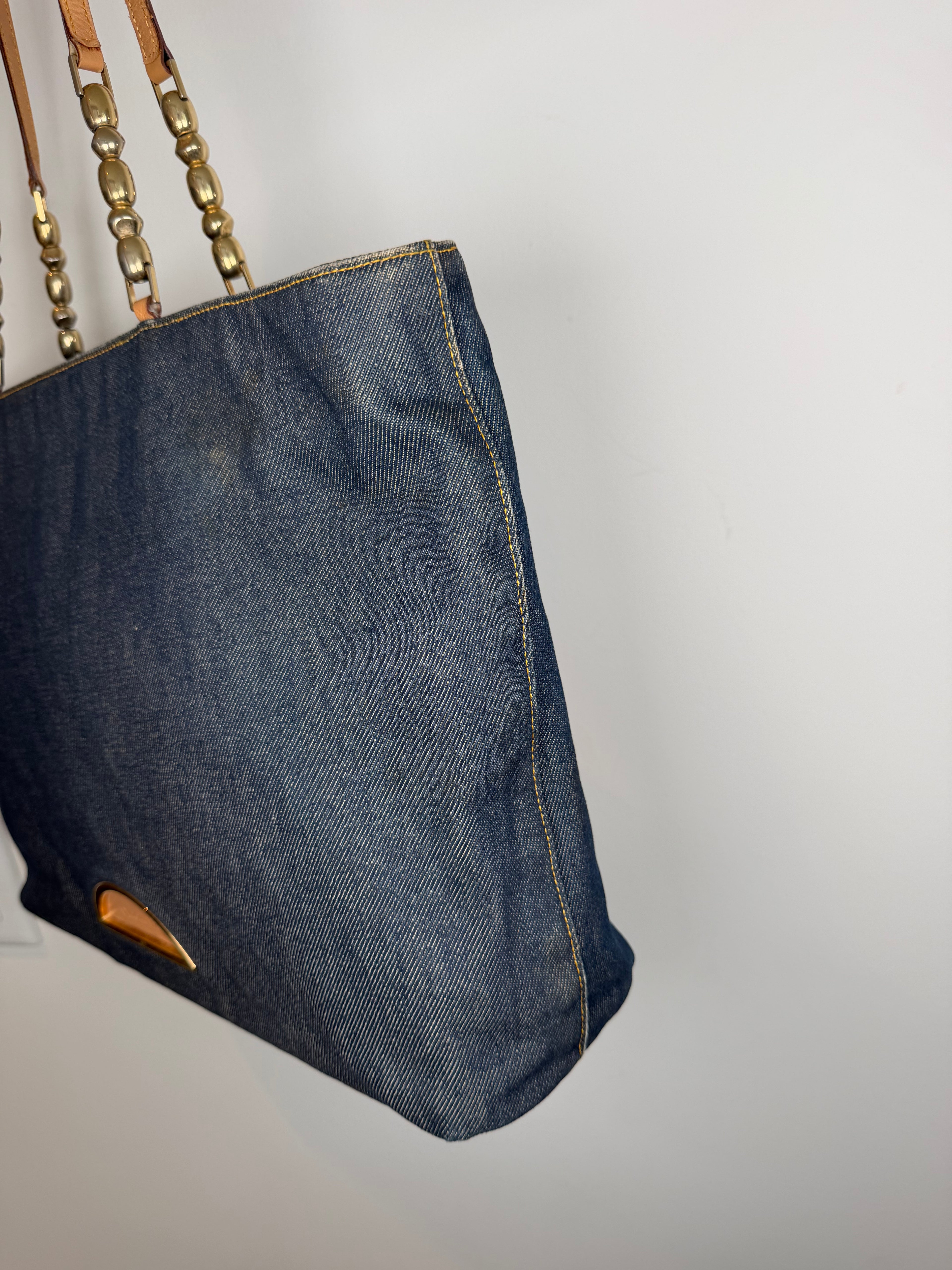 Christian Dior Malice Denim Tote Bag