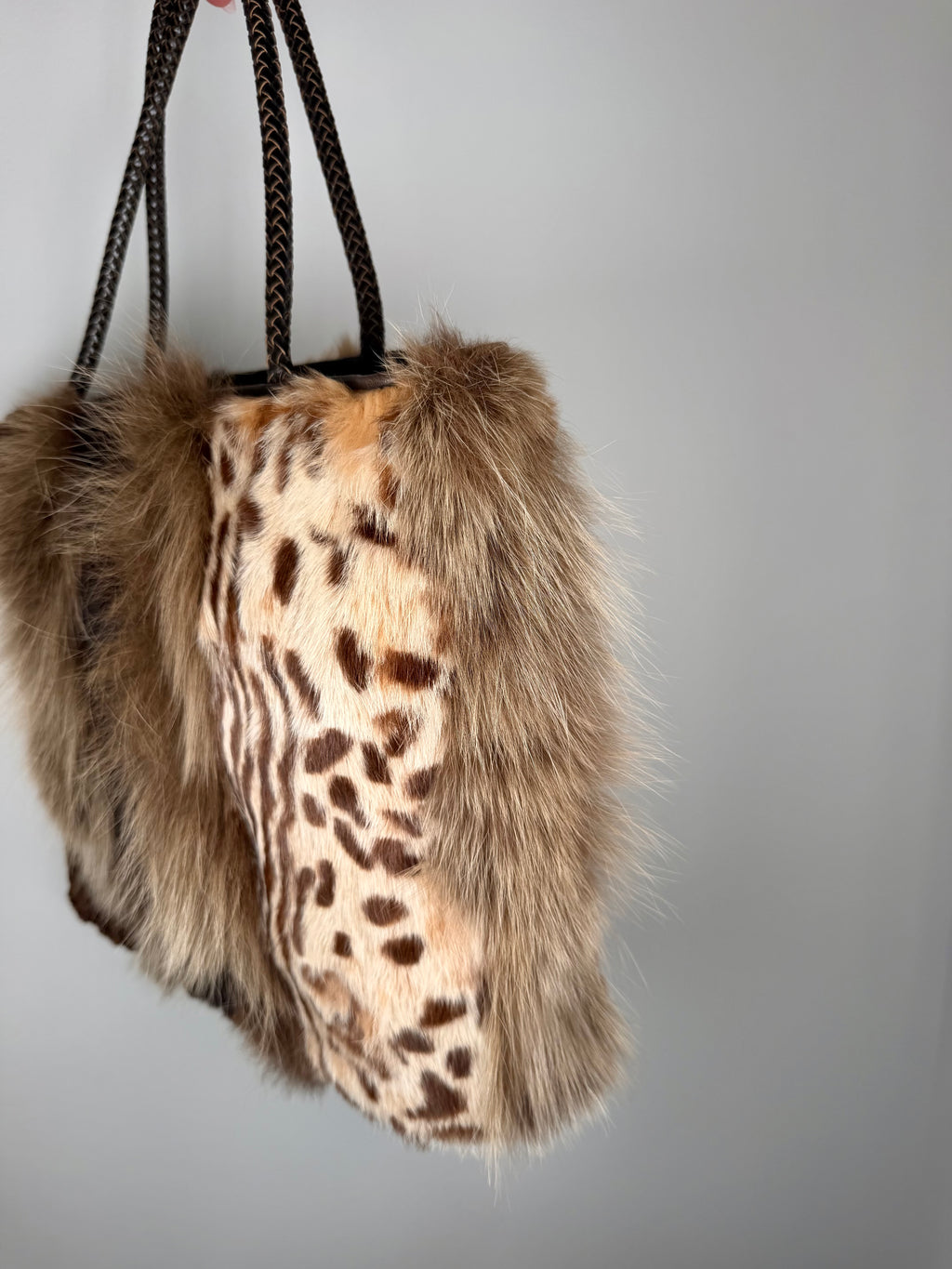 Christian Dior Fur Malice Tote Bag