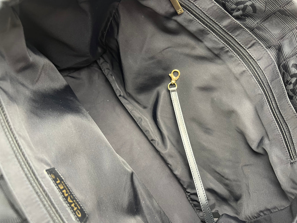 Chanel Ligne Black Travel Tote