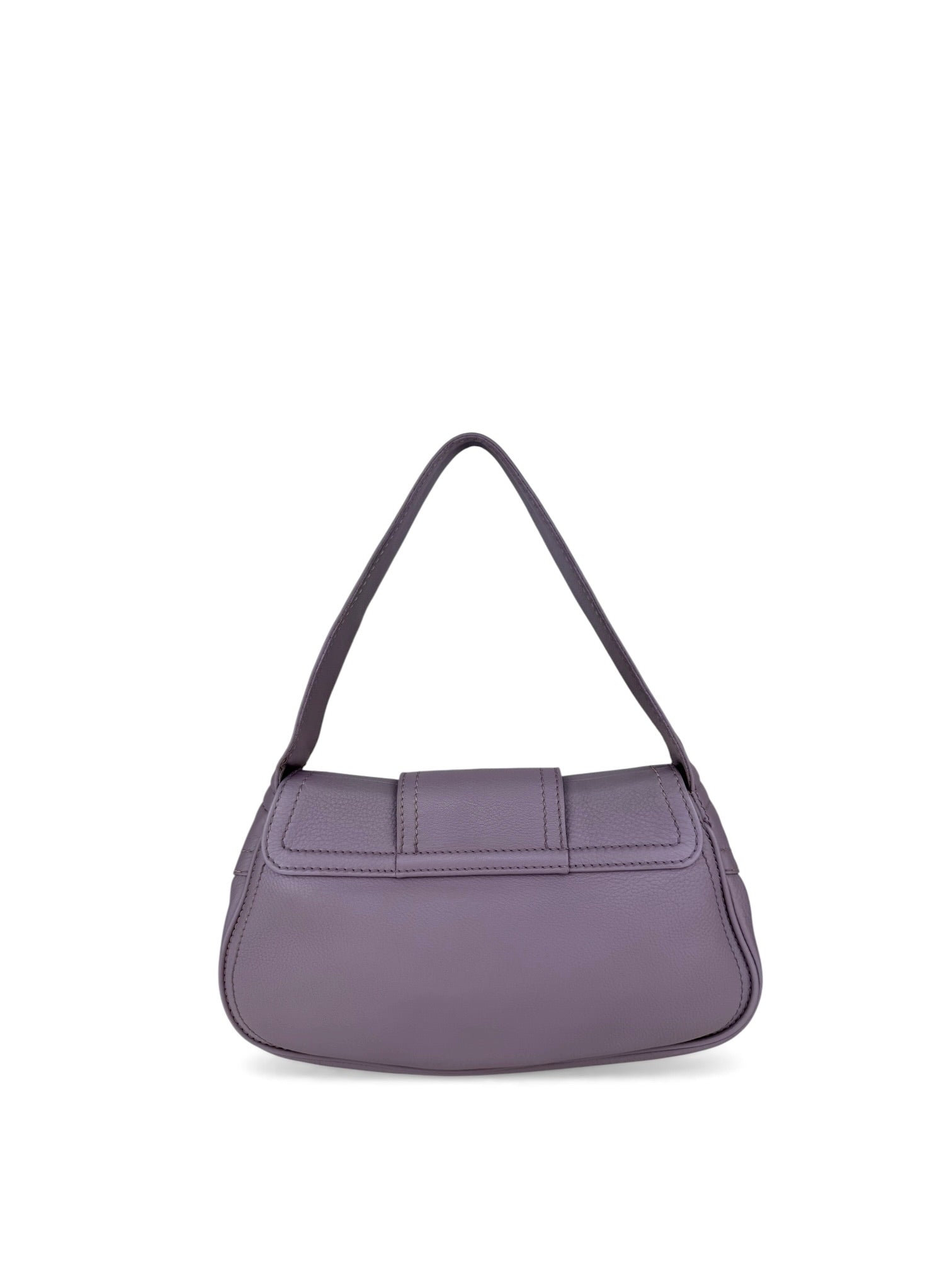 Celine Denim Macadam Canvas and Leather Shoulder Bag
