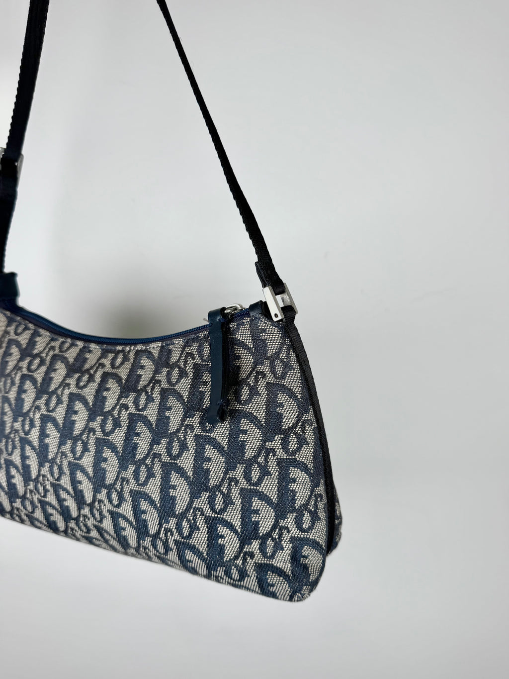 Christian Dior Navy Trotter Bag