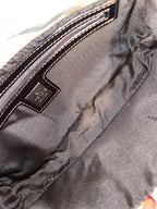 Fendi Baguette - Beige Zucco and Brown Leather