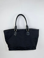 Fendi Tiger Print Black Charm Tote