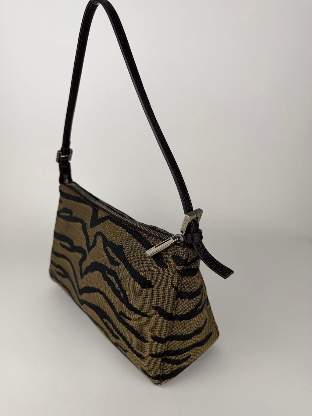 Fendi Tiger Print Shoulder Pochette