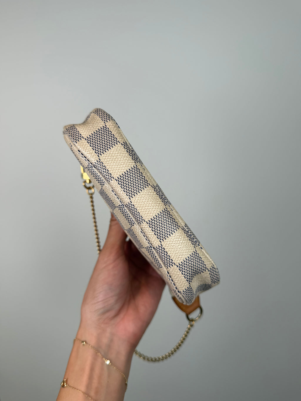 Louis Vuitton Pochette Accessoires Mini in Damier Ebene