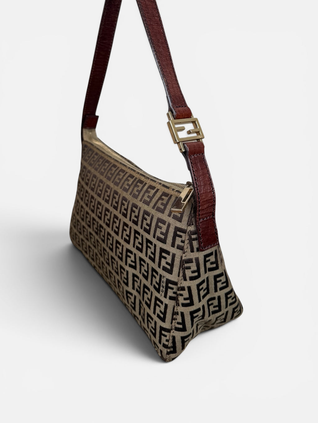 Fendi Zucca Shoulder Pouch Bag