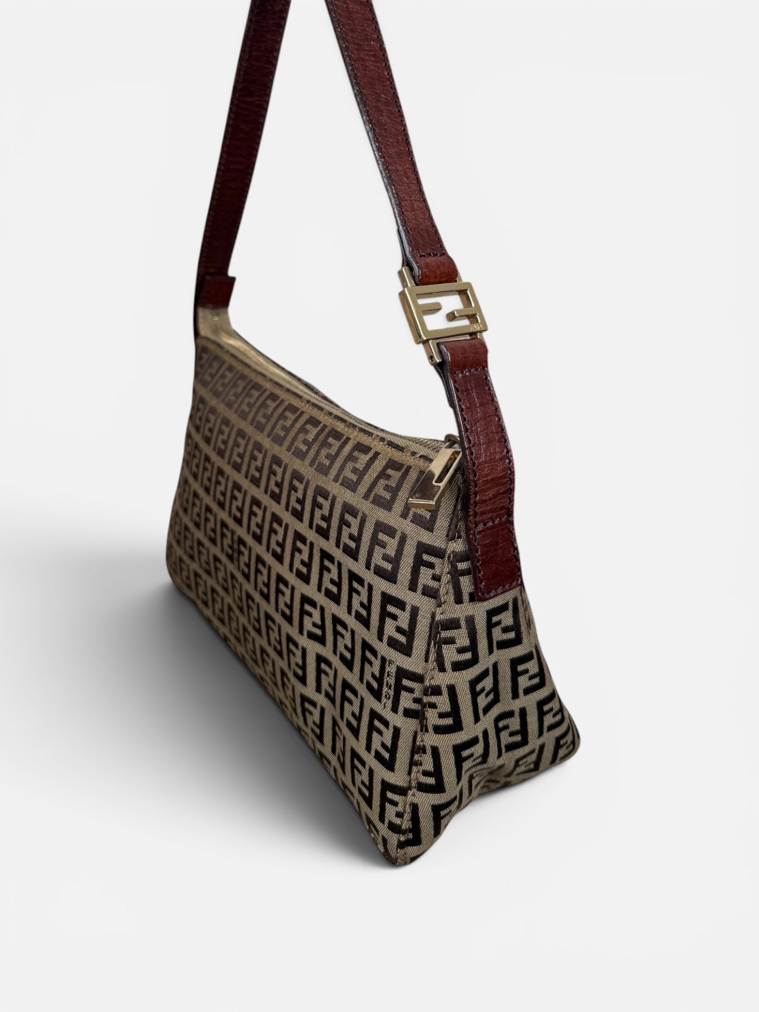 Fendi Zucca Shoulder Pouch Bag