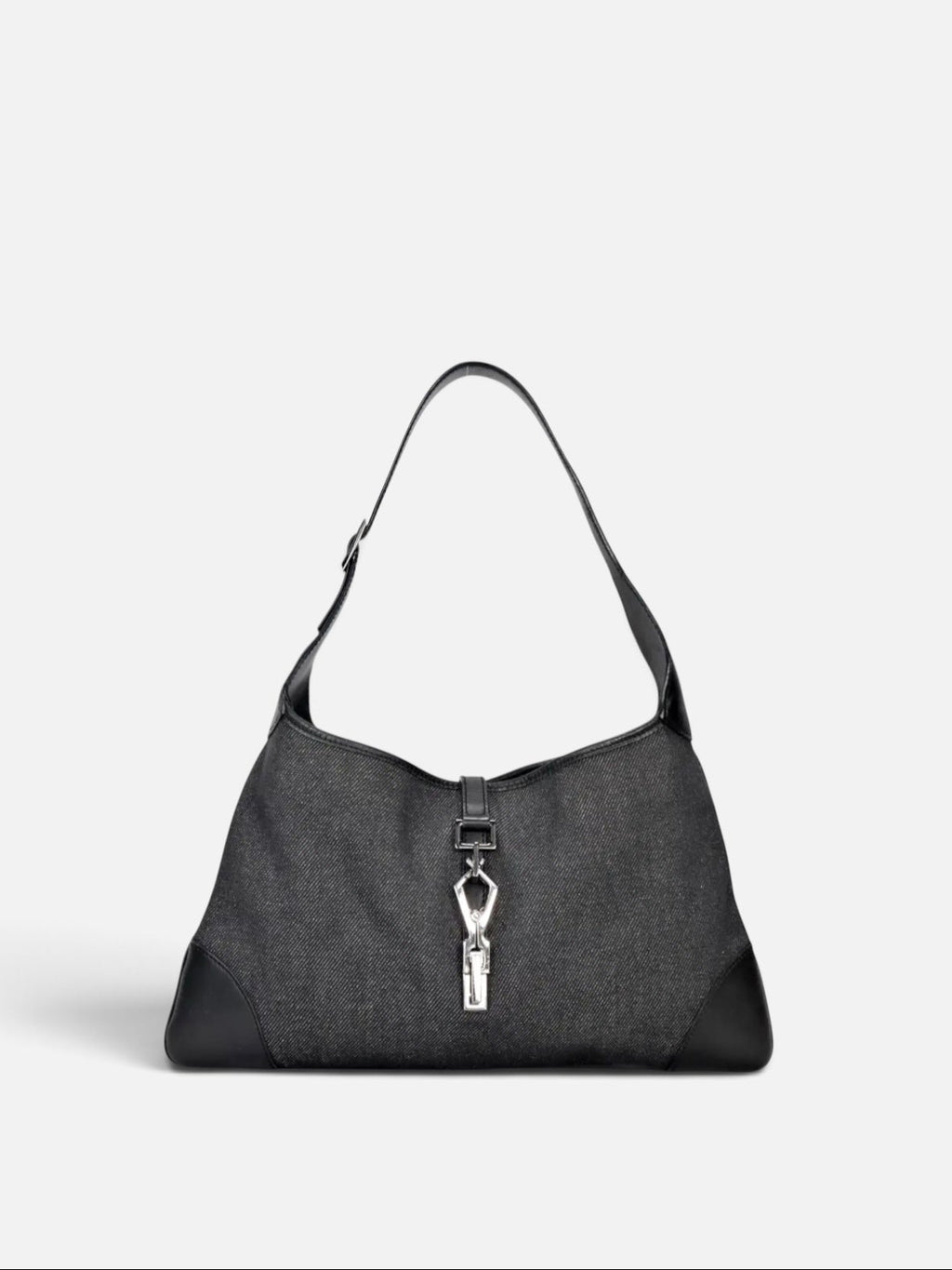 Gucci Denim Jackie Shoulder Bag