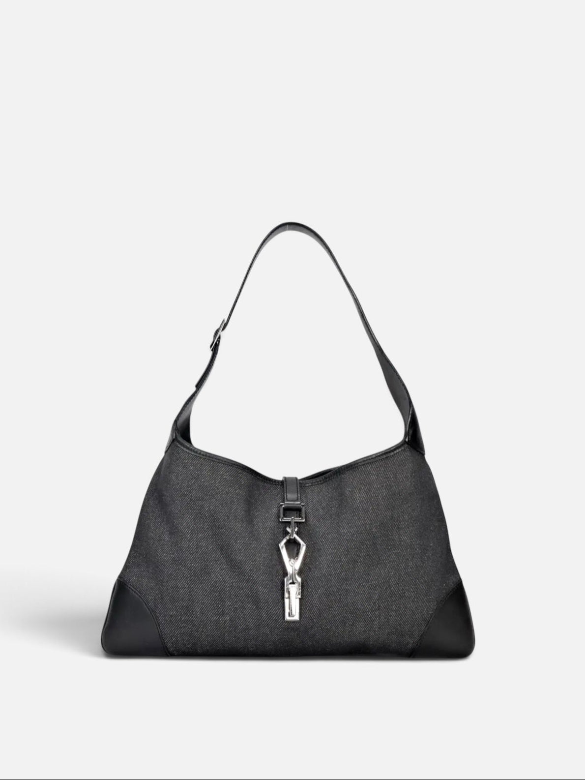 Gucci Denim Jackie Shoulder Bag