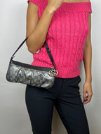 Gucci GG Charm Glitter Shoulder Bag