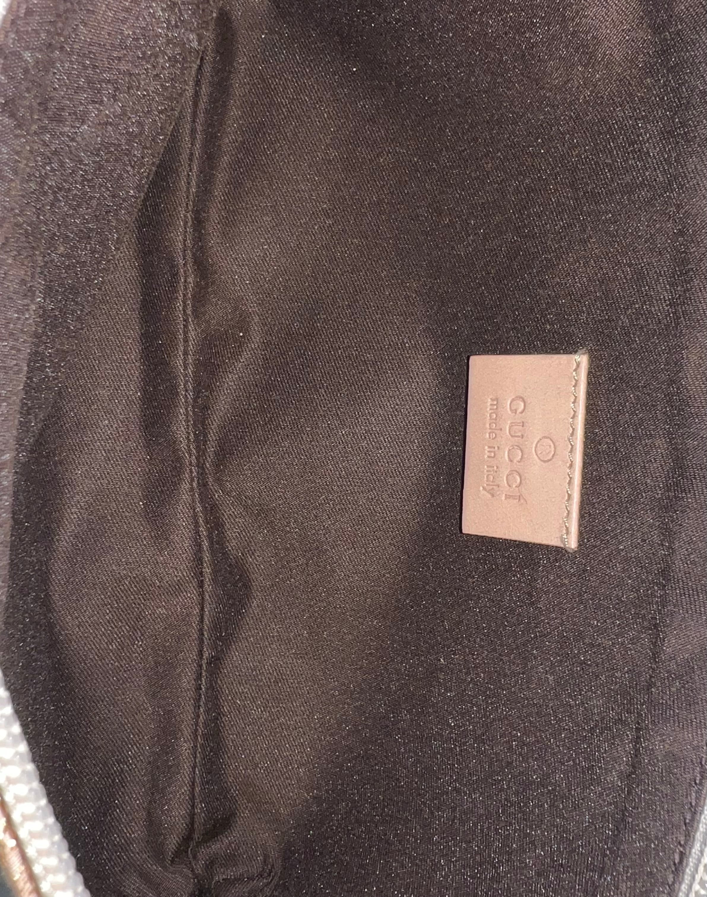 Gucci Pink Glitter Boat Shoulder Bag