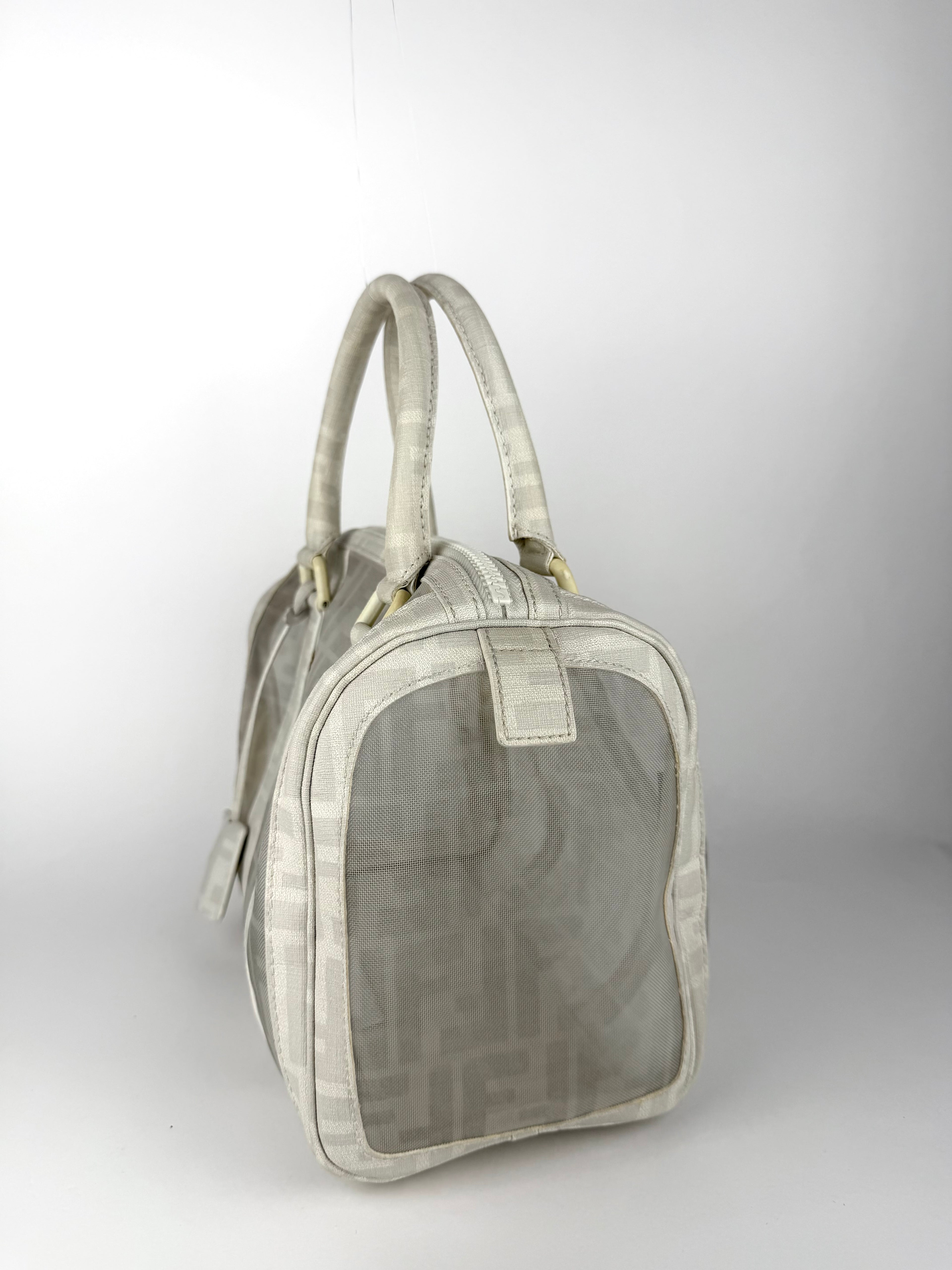 Fendi Mesh Mini Boston Bag