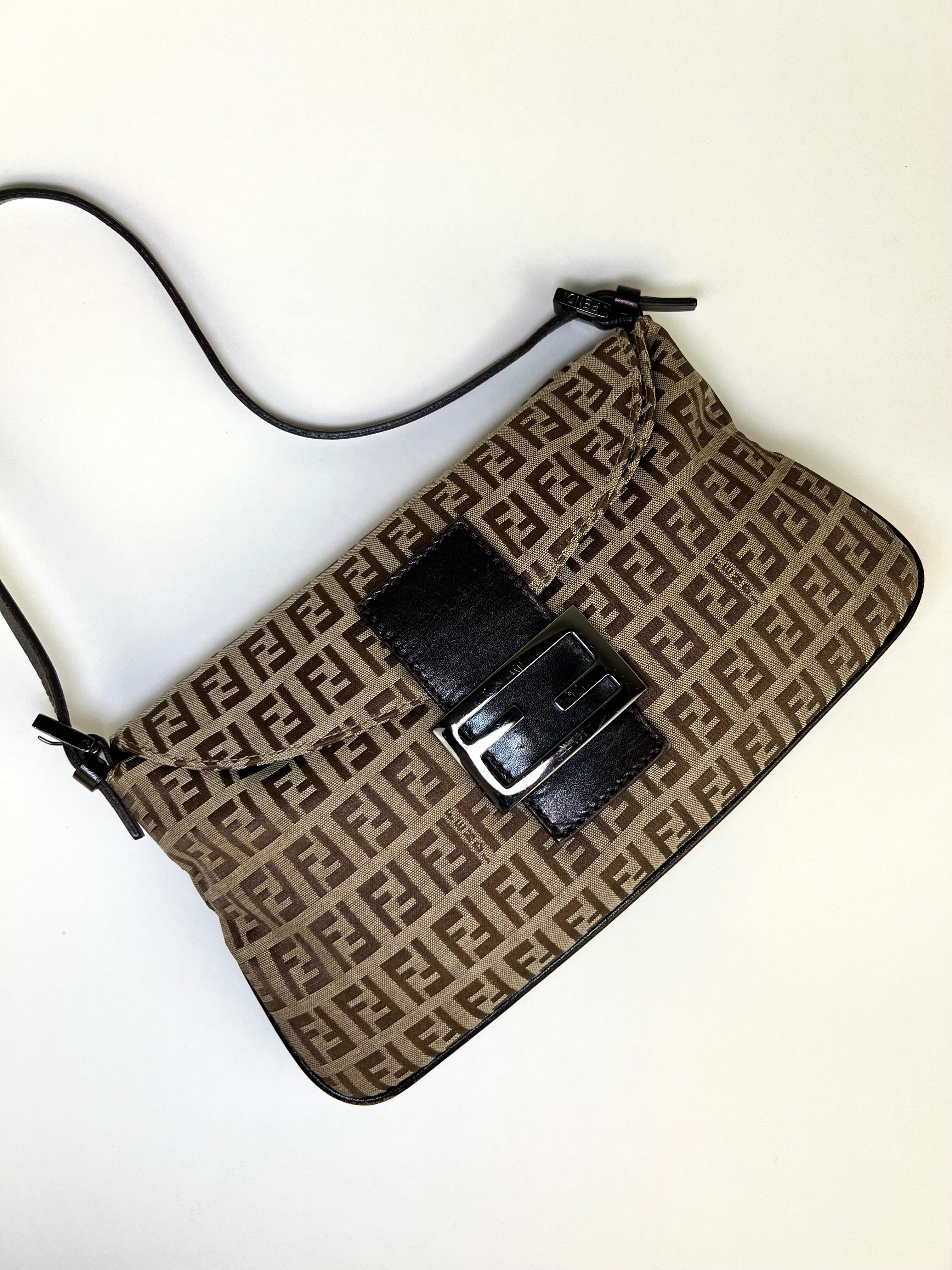 Fendi Zucchino Mamma Shoulder Bag