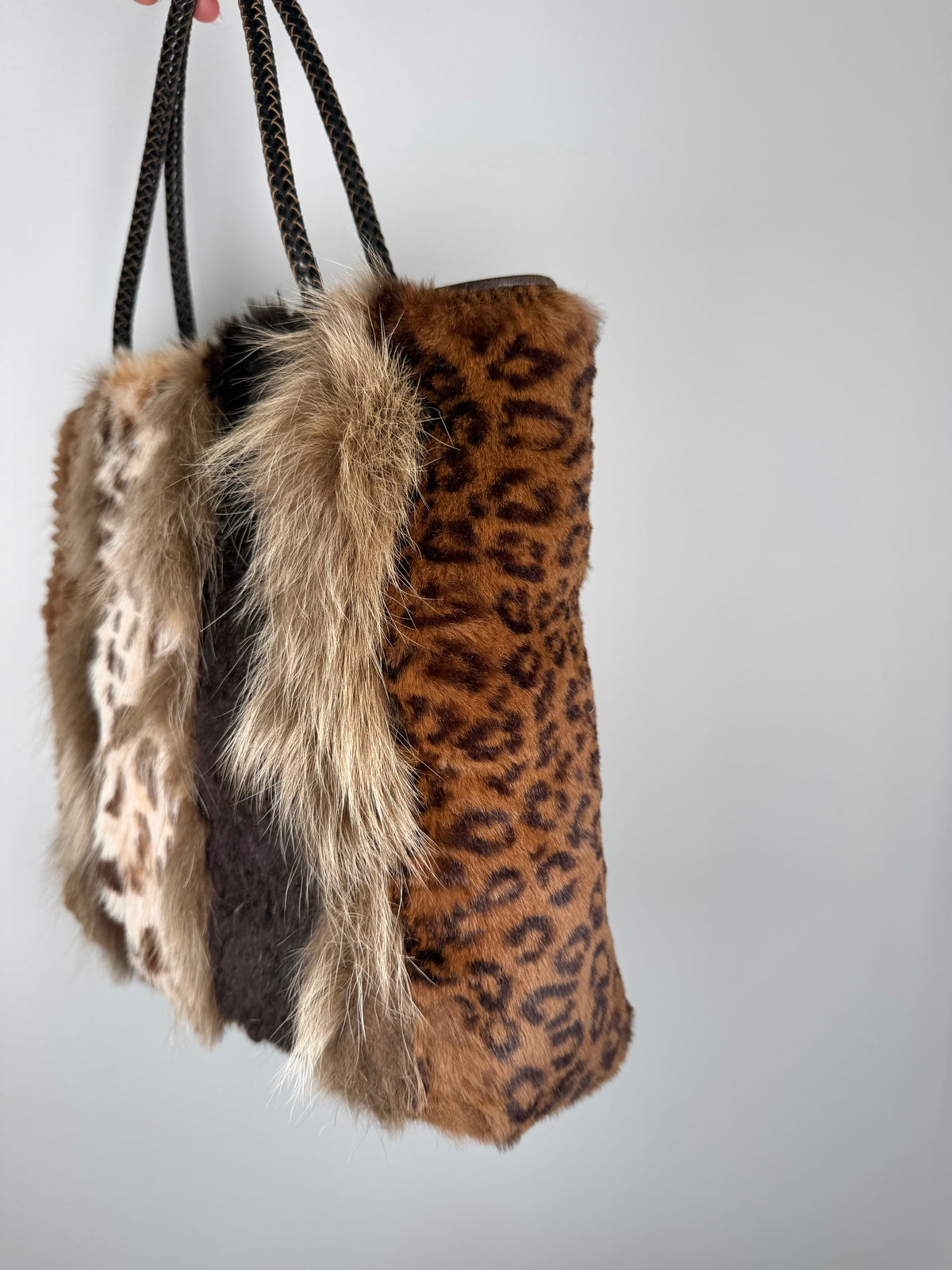 Christian Dior Fur Malice Tote Bag