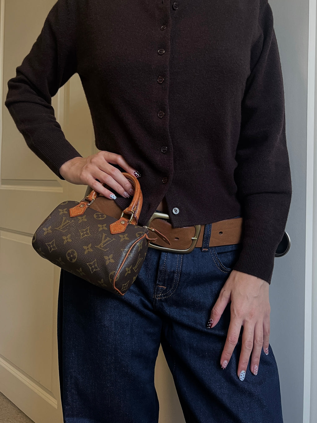 Louis Vuitton Mini Sac HL Speedy in Monogram