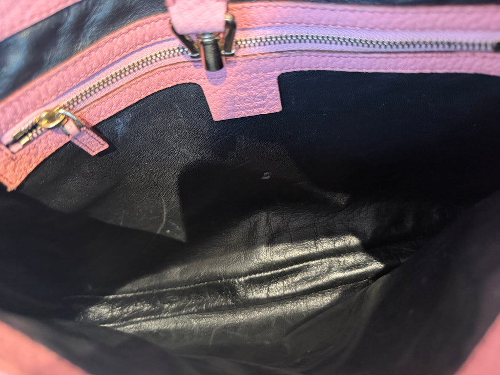 Gucci Piston Lock Pink Jackie Bag