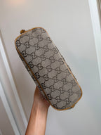 Gucci Tan Monogram Boat Pochette Bag