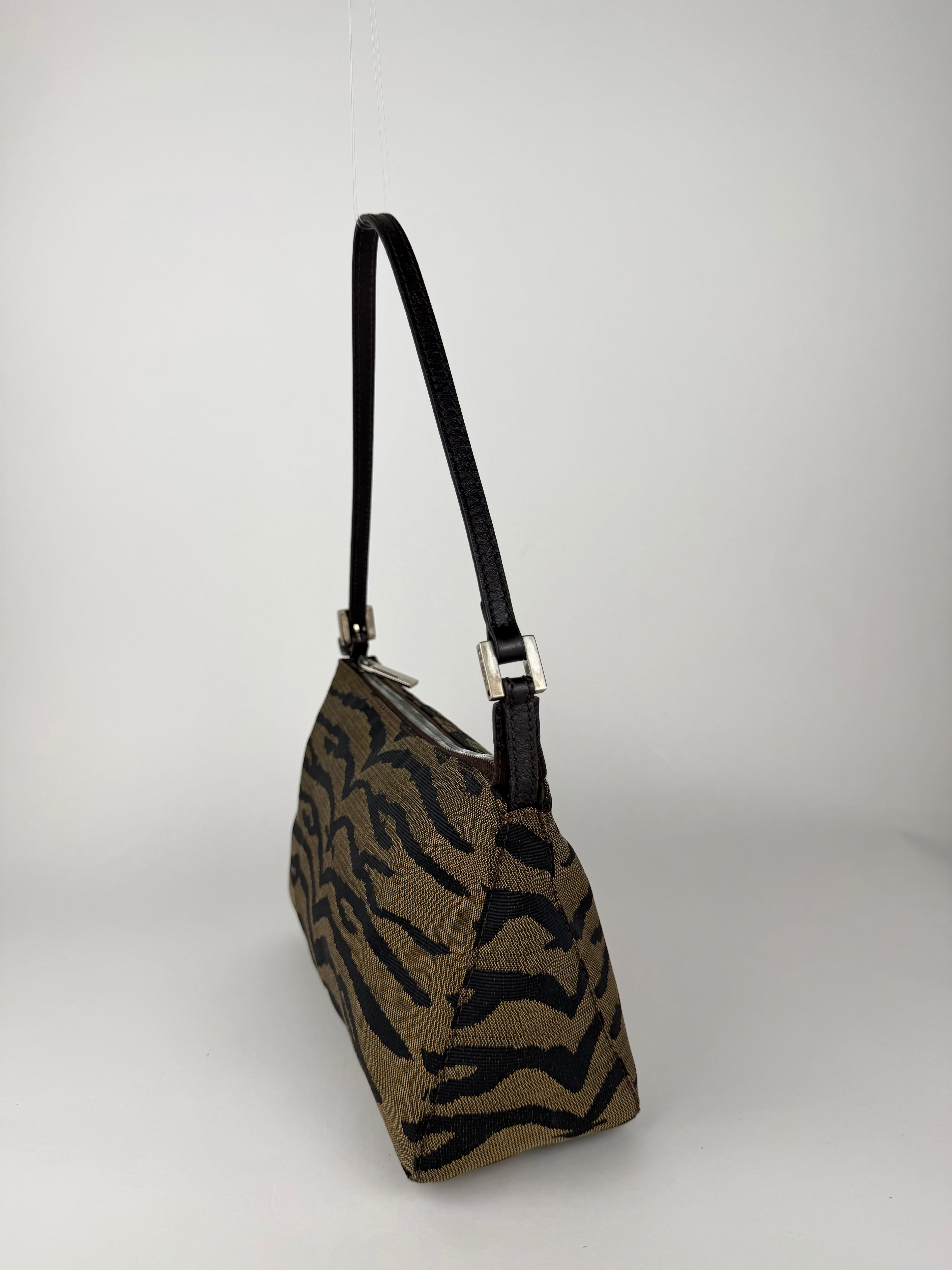 Fendi Tiger Print Shoulder Pochette