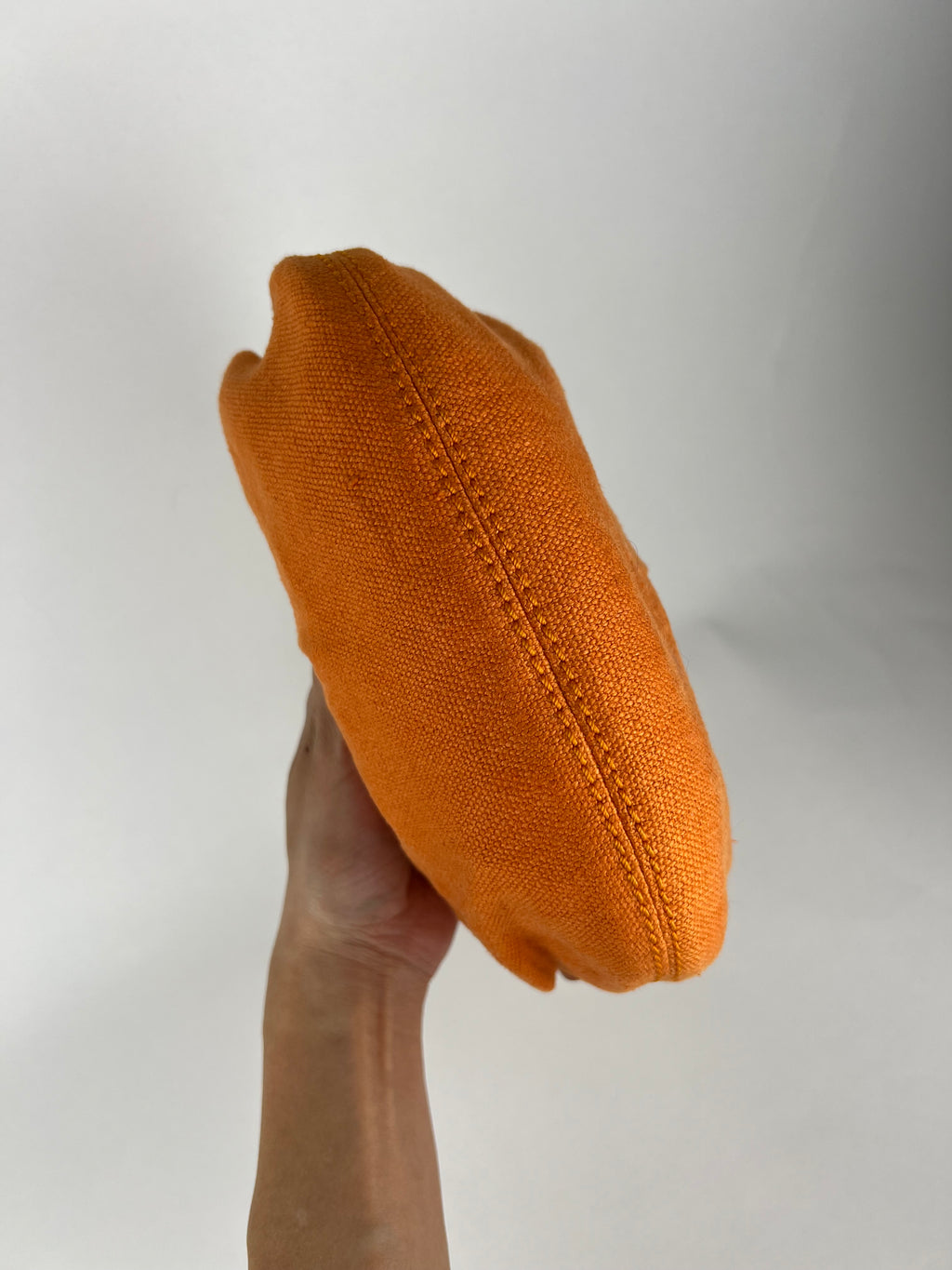 Celine Orange Logo Charm Shoulder Bag