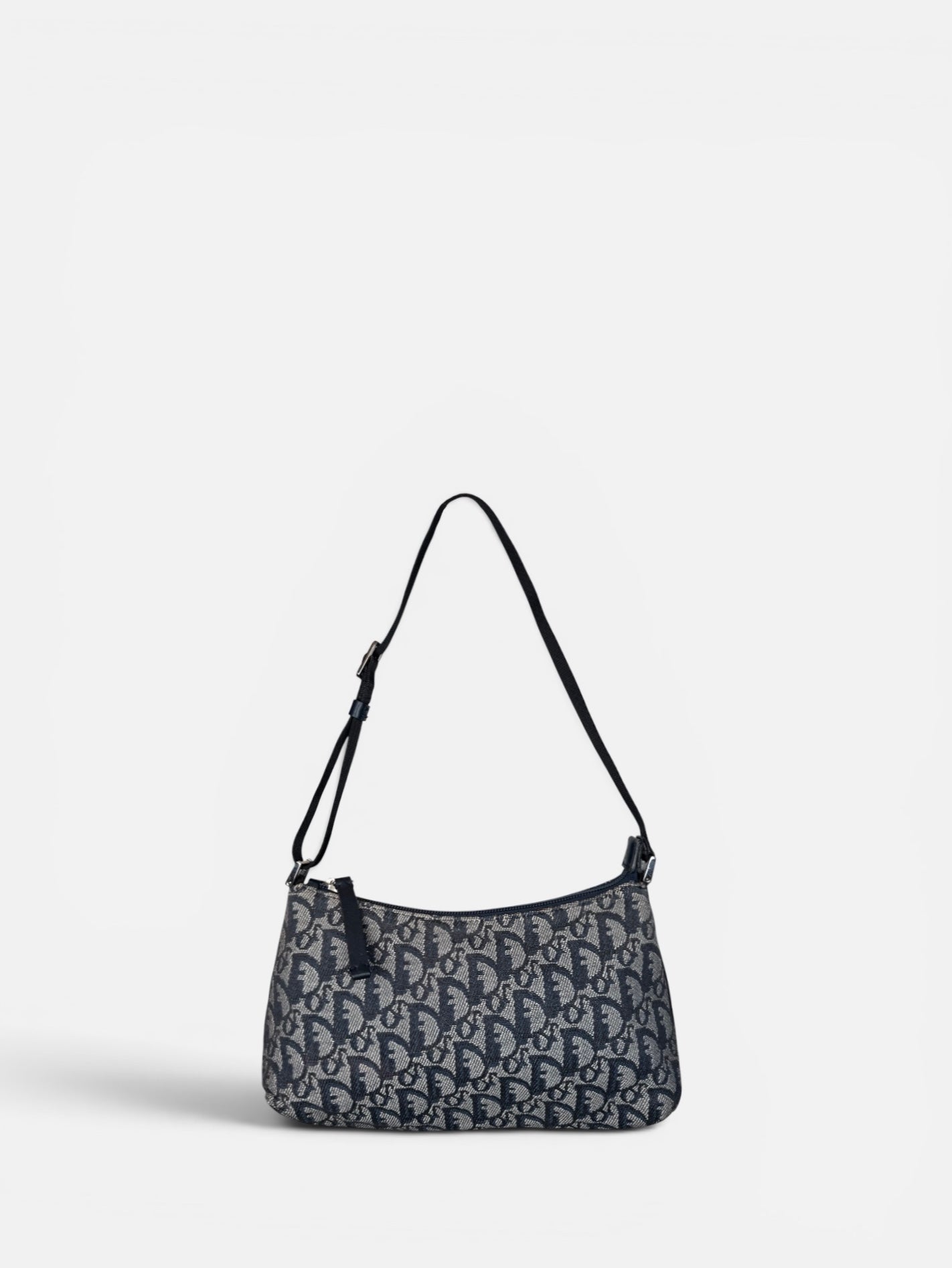 Christian Dior Navy Trotter Pochette Bag