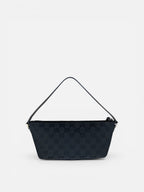 Gucci Black GG Boat Pochette Bag