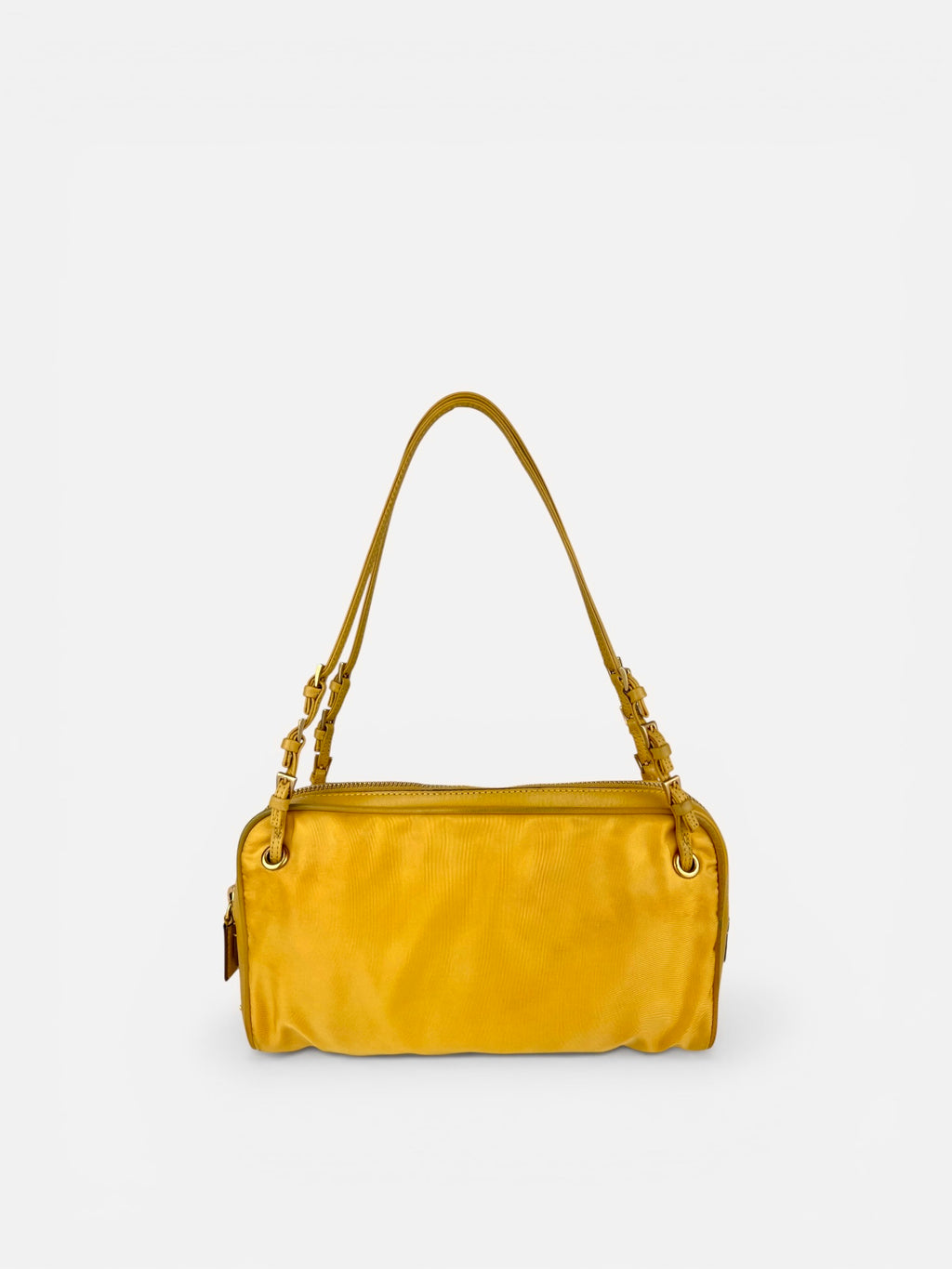 Prada Nylon Yellow Shoulder Bag