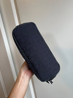 Gucci Black GG Boat Pochette Bag