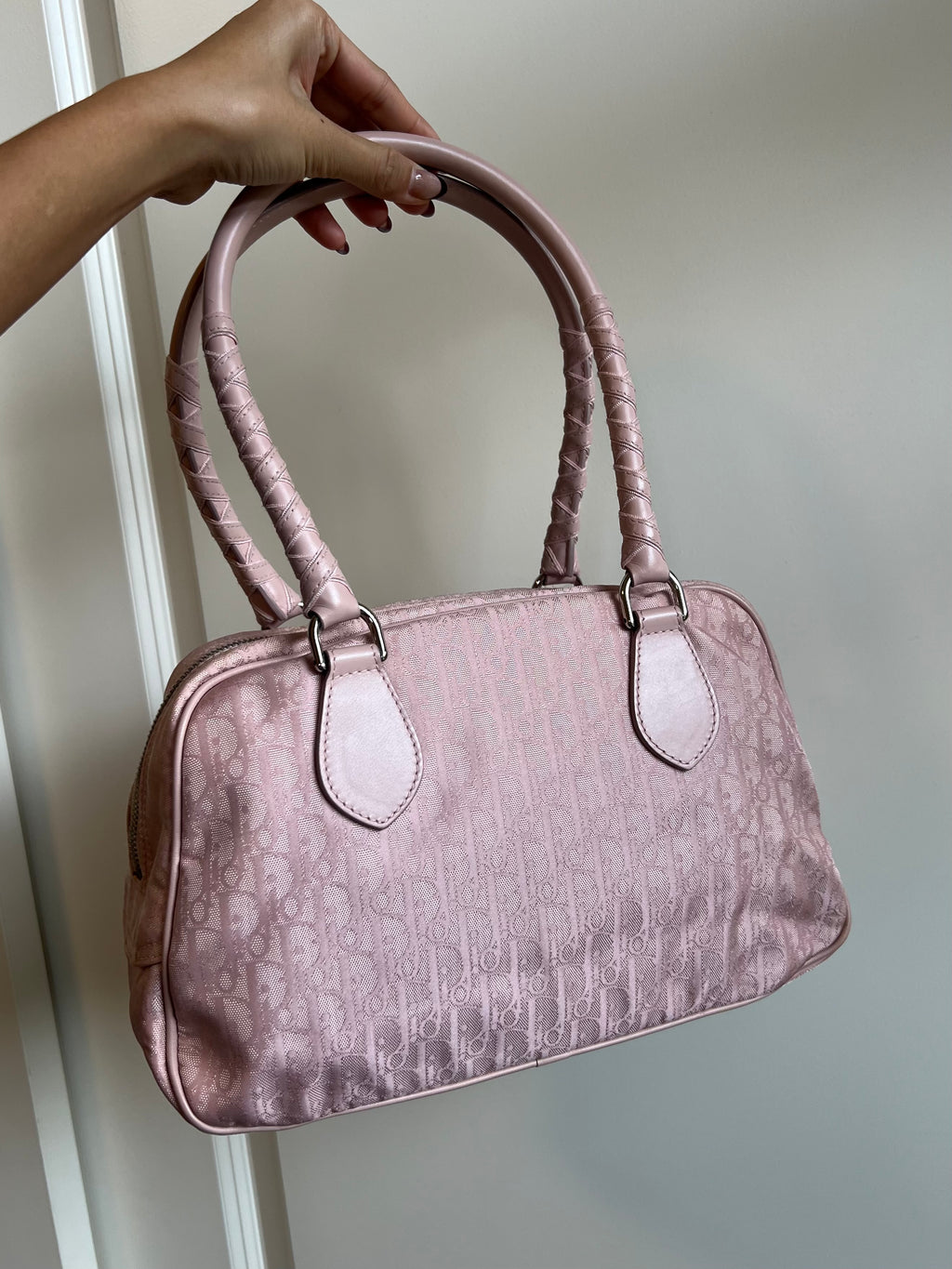 Dior Trotter Pink Lovely Logo Handbag