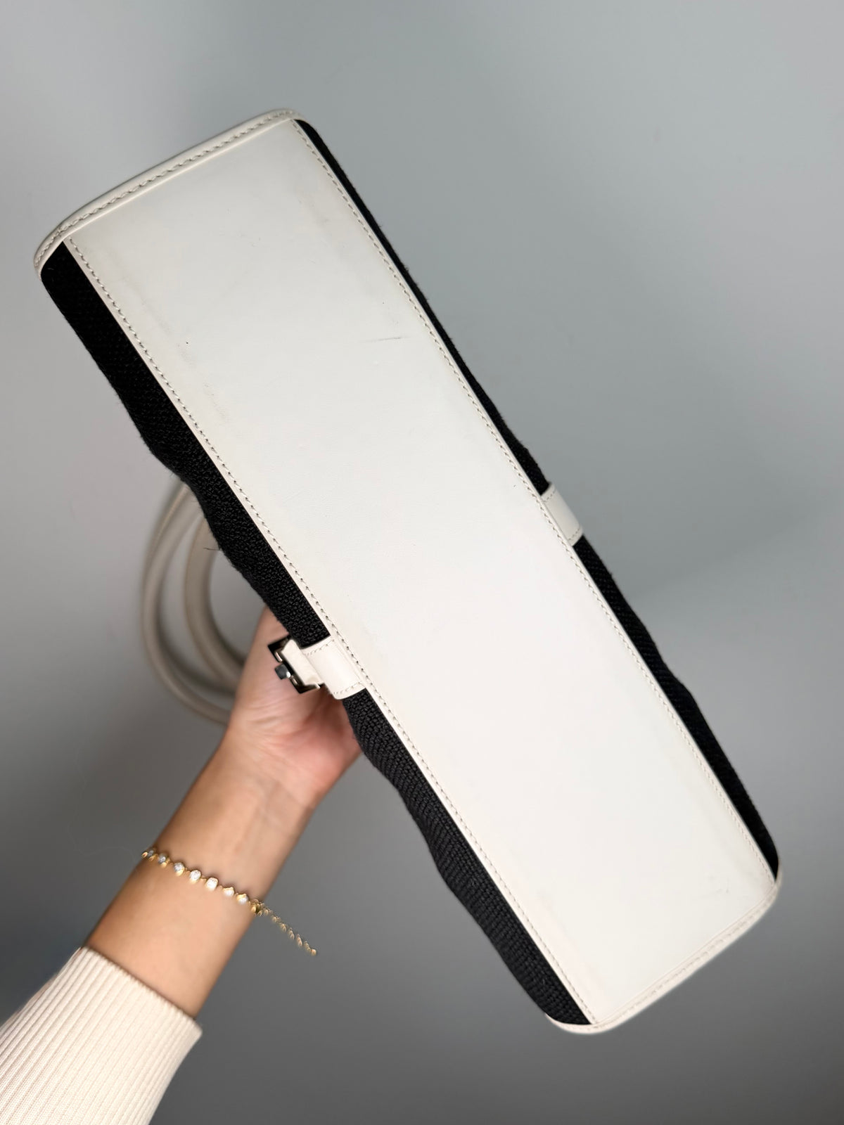 Gucci Jackie Shoulder Bag in Black/Cream