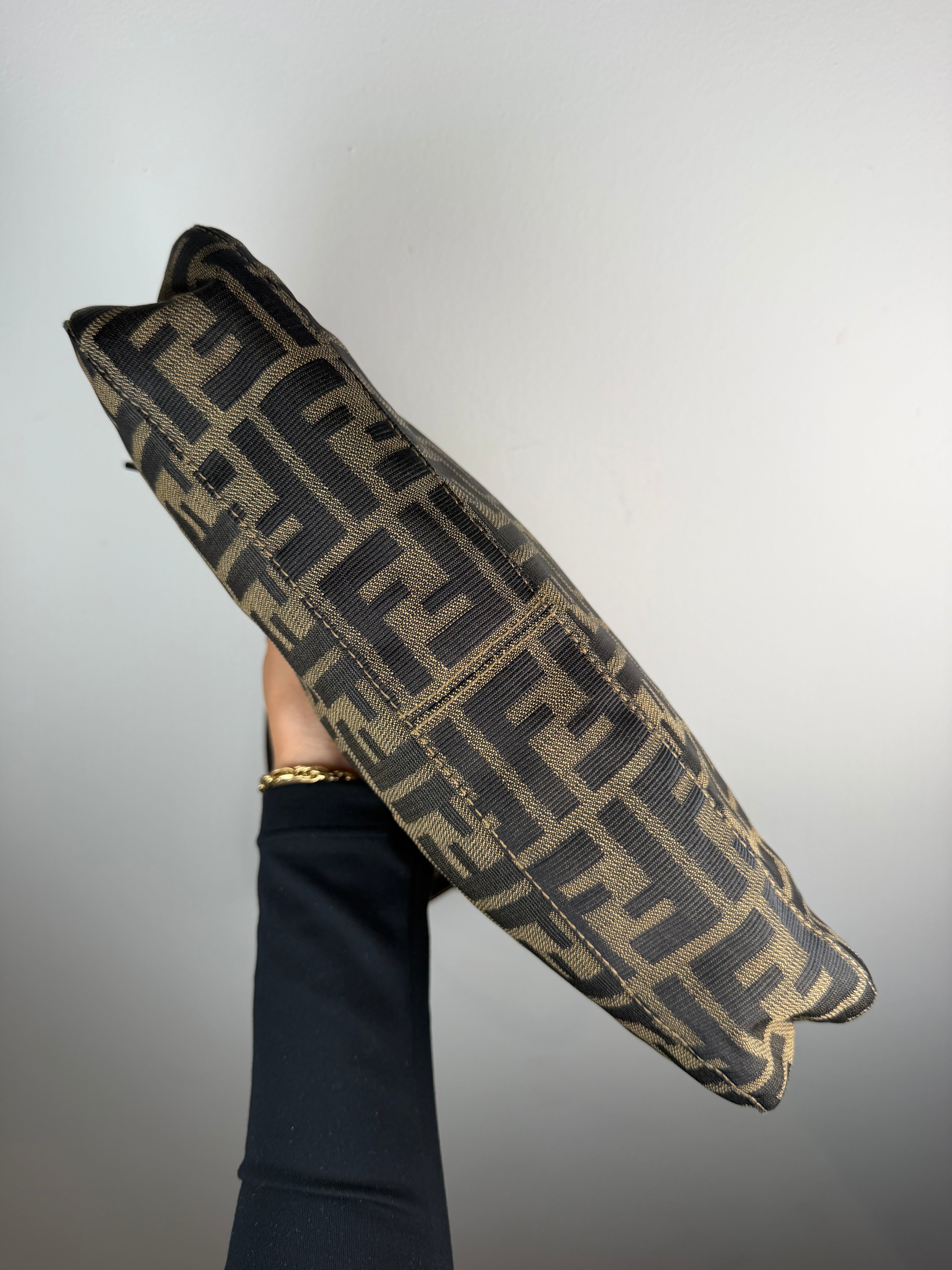 Fendi Zucca Mamma Baguette Shoulder Bag