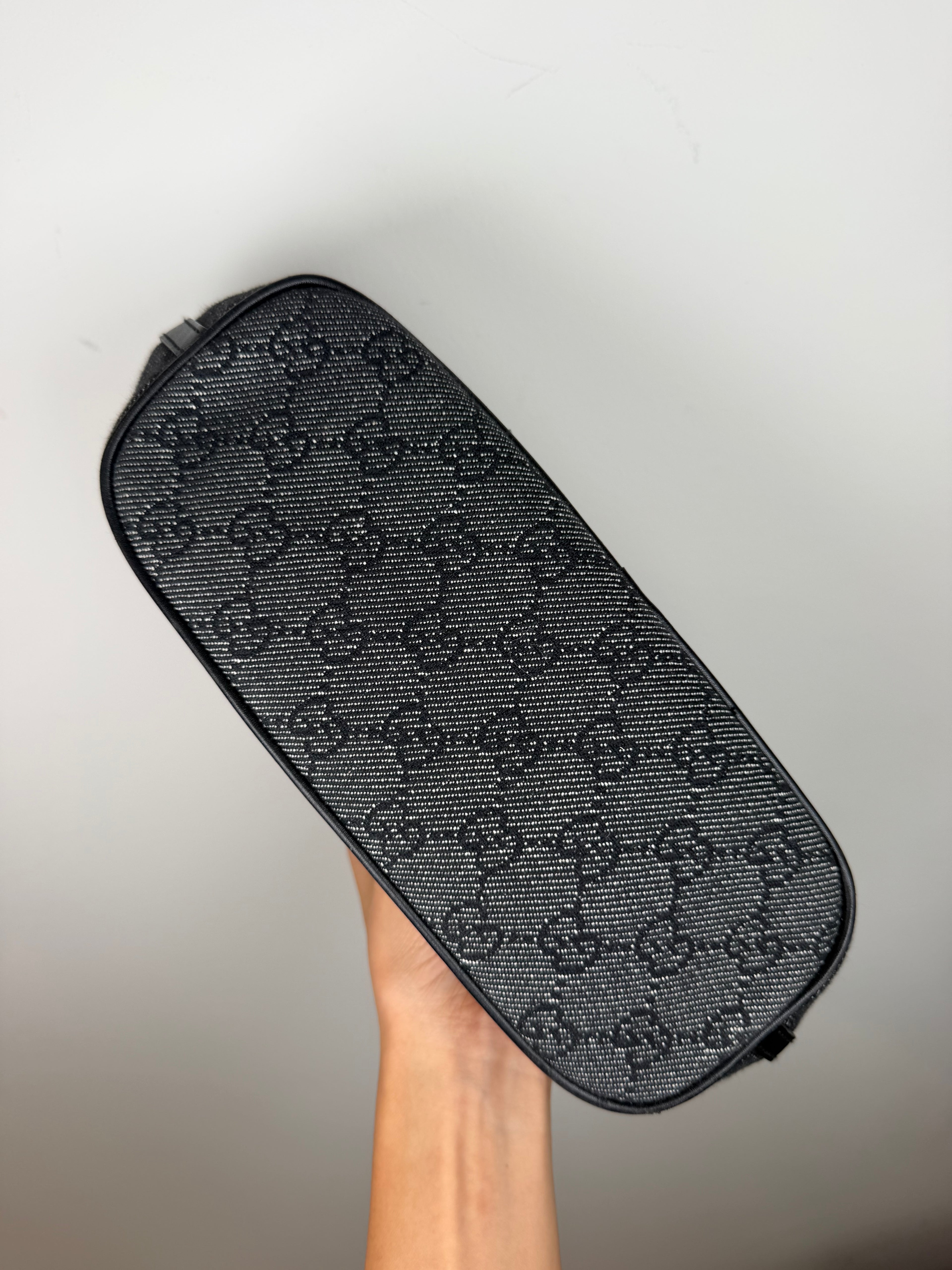 Gucci Denim GG Boat Pochette Bag