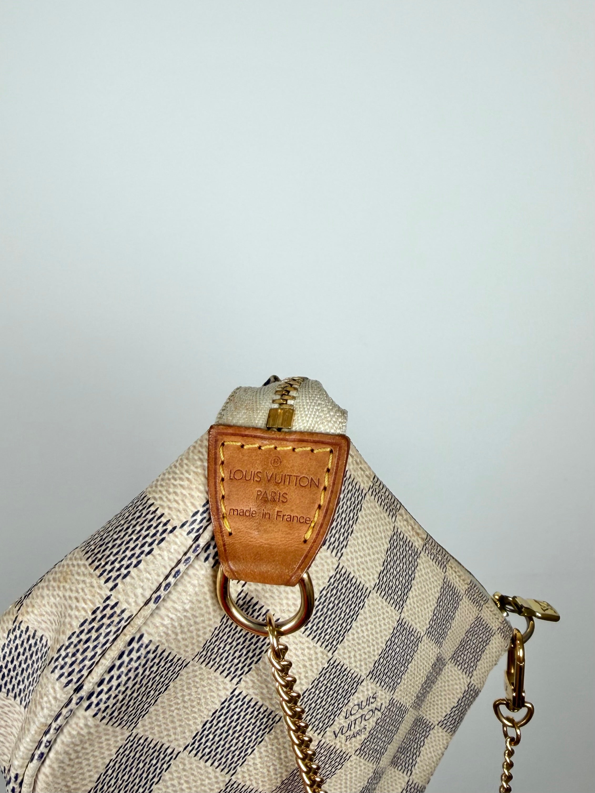 Louis Vuitton Pochette Accessoires Mini in Damier Ebene