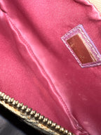 Fendi Zucca Metallic Limited Edition Charm Shoulder Bag