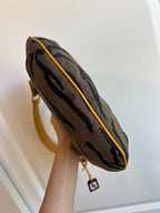 Fendi Tiger Print Charm Shoulder Bag