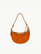 Celine Orange Logo Charm Shoulder Bag
