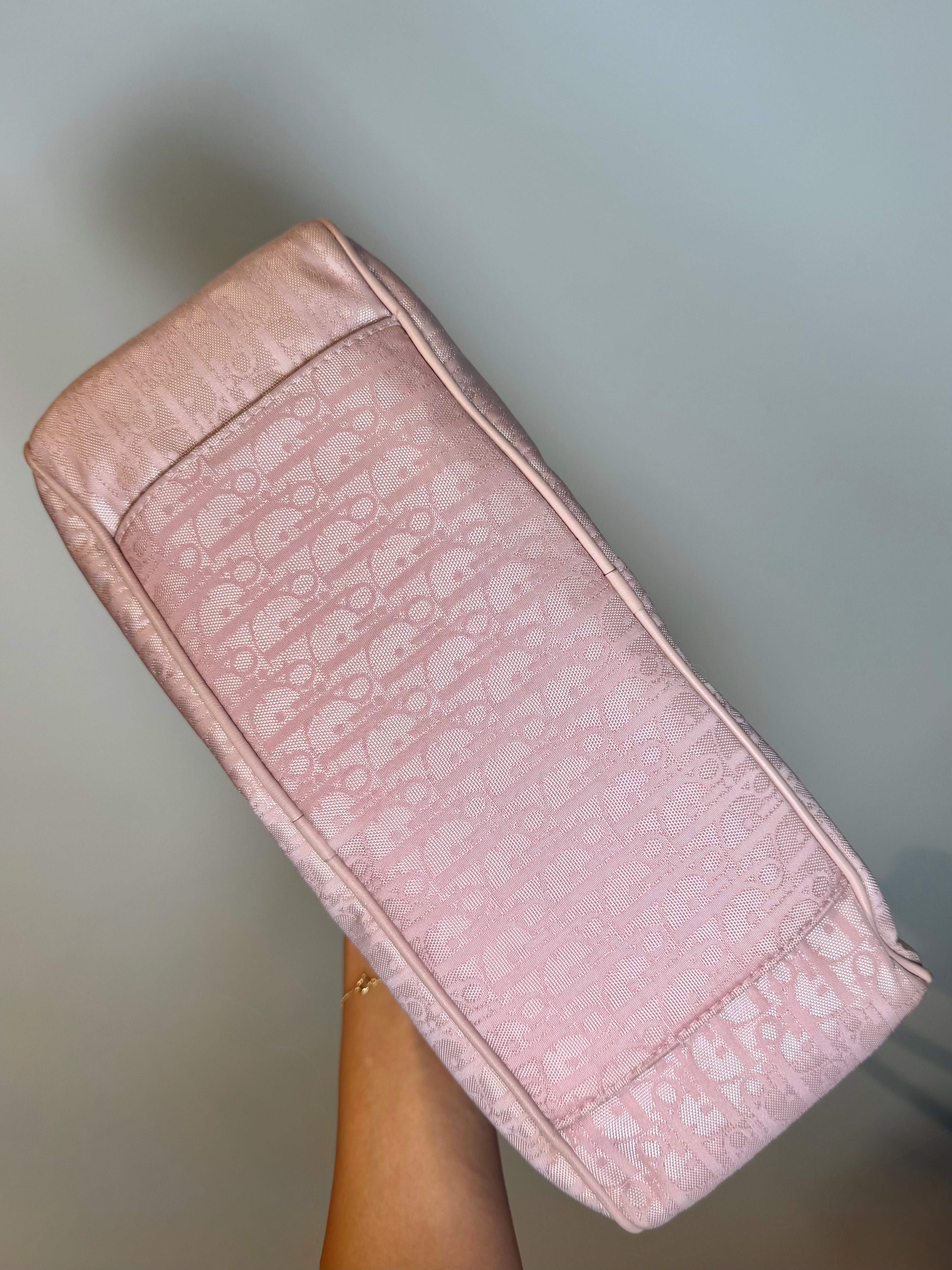 Dior Trotter Pink Lovely Logo Handbag